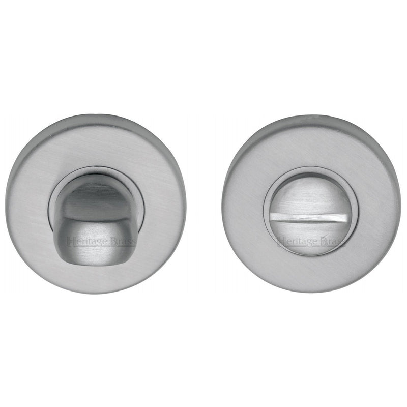 Heritage Brass Round Bathroom Turn & Release - V4049