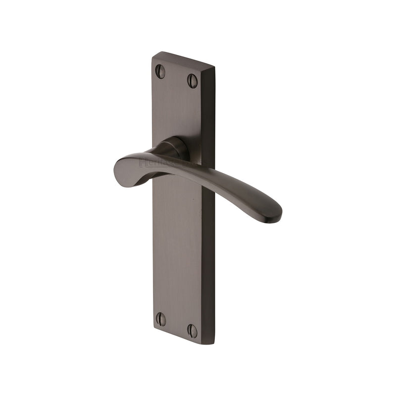 Heritage Brass Sophia Door Handle on Plate