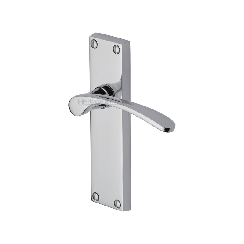 Heritage Brass Sophia Door Handle on Plate