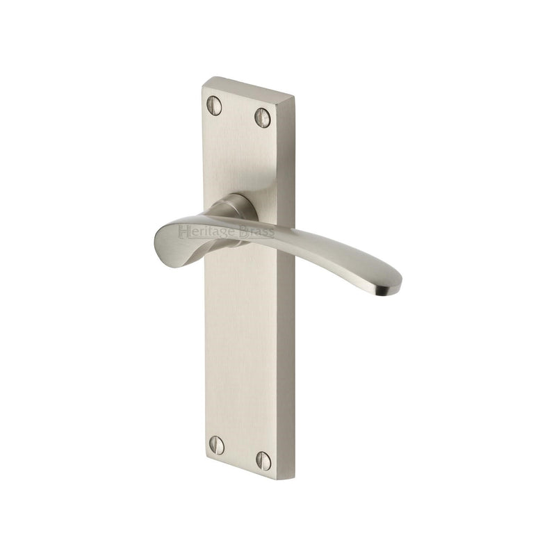 Heritage Brass Sophia Door Handle on Plate