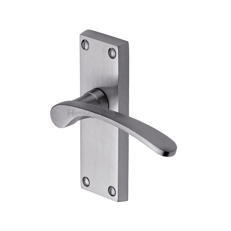 Heritage Brass Sophia Short Door Handle on Plate