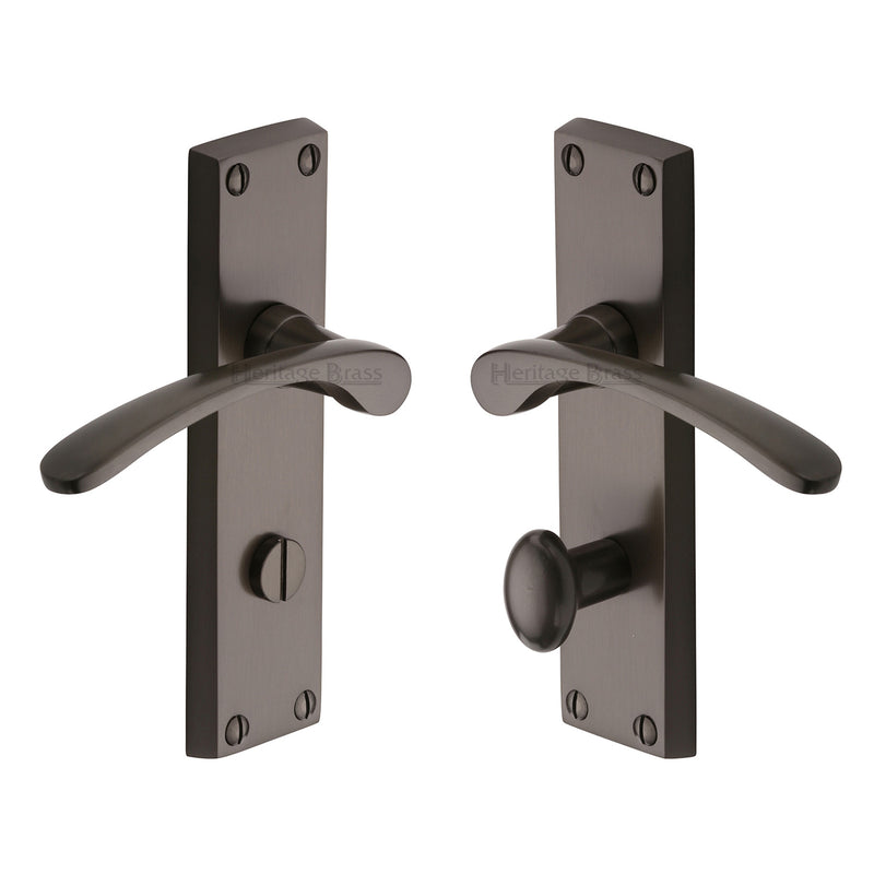 Heritage Brass Sophia Door Handle on Plate