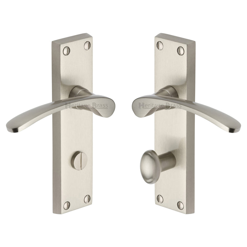 Heritage Brass Sophia Door Handle on Plate