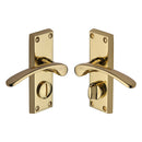 Heritage Brass Sophia Short Door Handle on Plate