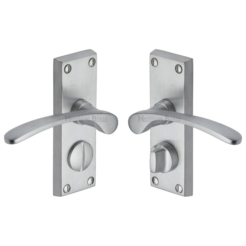 Heritage Brass Sophia Short Door Handle on Plate