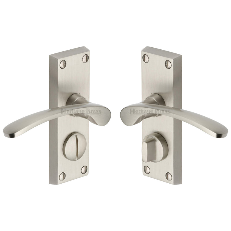 Heritage Brass Sophia Short Door Handle on Plate