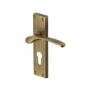 Heritage Brass Sophia Door Handle on Plate