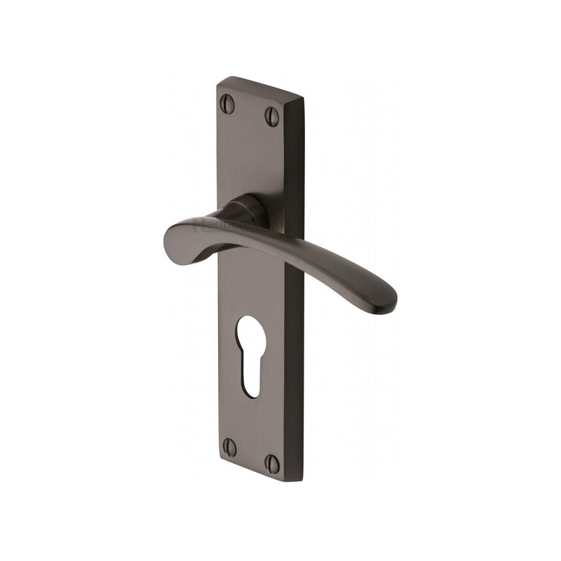 Heritage Brass Sophia Door Handle on Plate