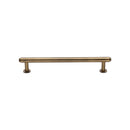 Heritage Brass Step Cabinet Pull Handle with Rose
