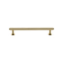 Heritage Brass Step Cabinet Pull Handle with Rose