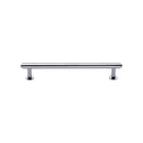 Heritage Brass Step Cabinet Pull Handle with Rose