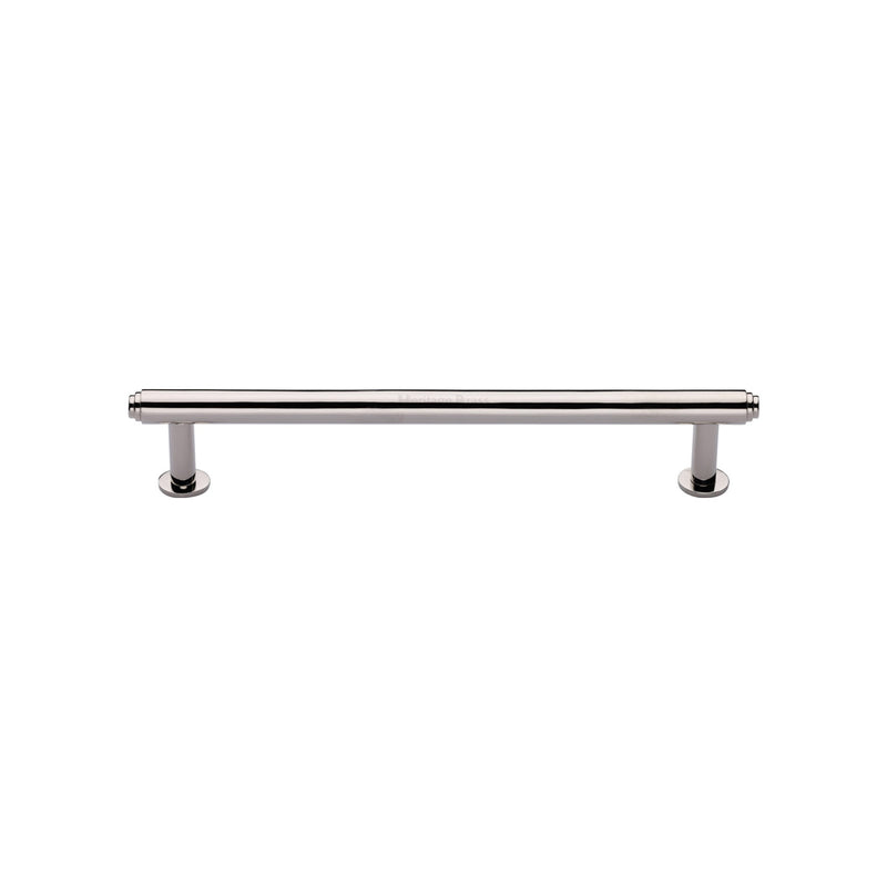 Heritage Brass Step Cabinet Pull Handle with Rose