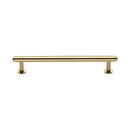 Heritage Brass Step Cabinet Pull Handle with Rose