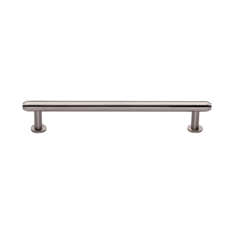 Heritage Brass Step Cabinet Pull Handle with Rose