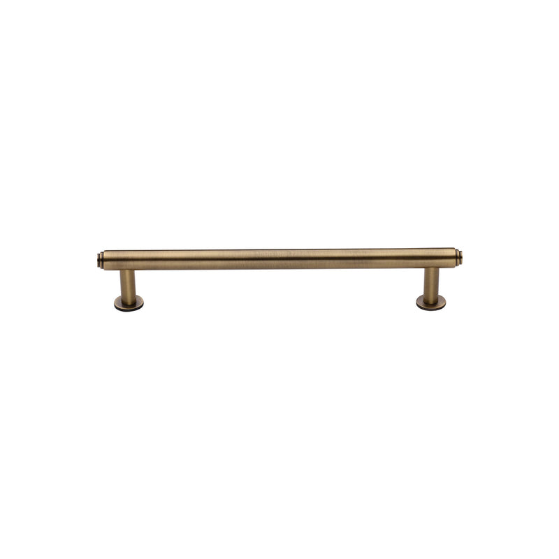 Heritage Brass Step Cabinet Pull Handle with Rose