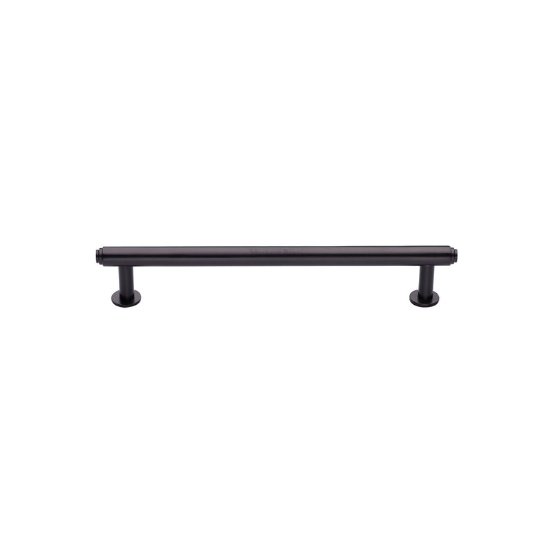 Heritage Brass Step Cabinet Pull Handle with Rose