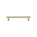 Heritage Brass Step Cabinet Pull Handle with Rose