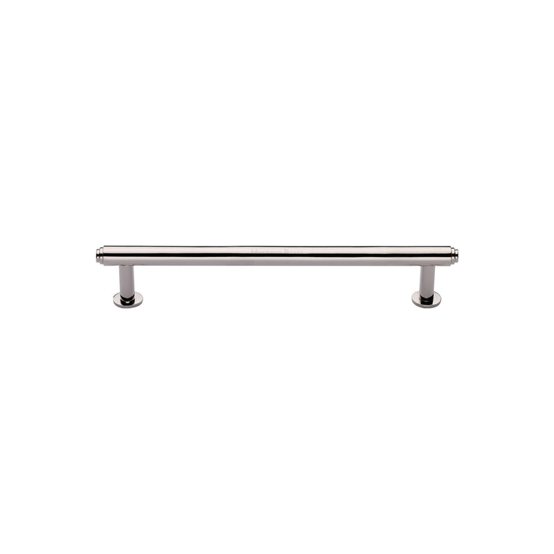 Heritage Brass Step Cabinet Pull Handle with Rose
