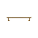 Heritage Brass Step Cabinet Pull Handle with Rose
