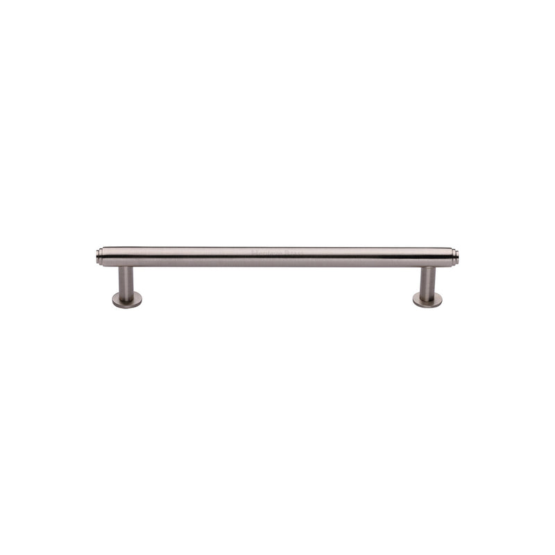 Heritage Brass Step Cabinet Pull Handle with Rose