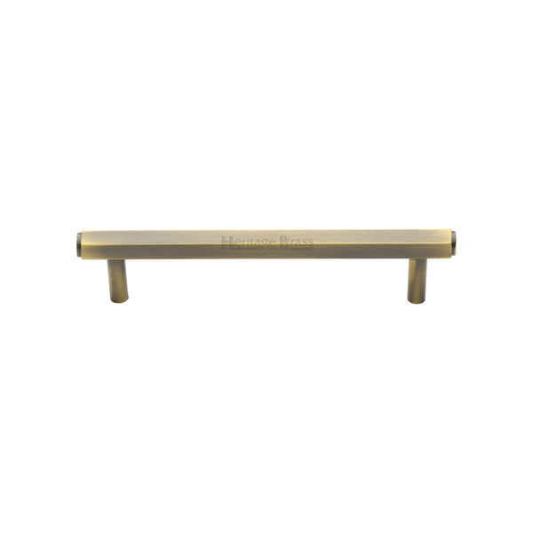 Heritage Brass Hexagon Profile Cabinet Pull Handle