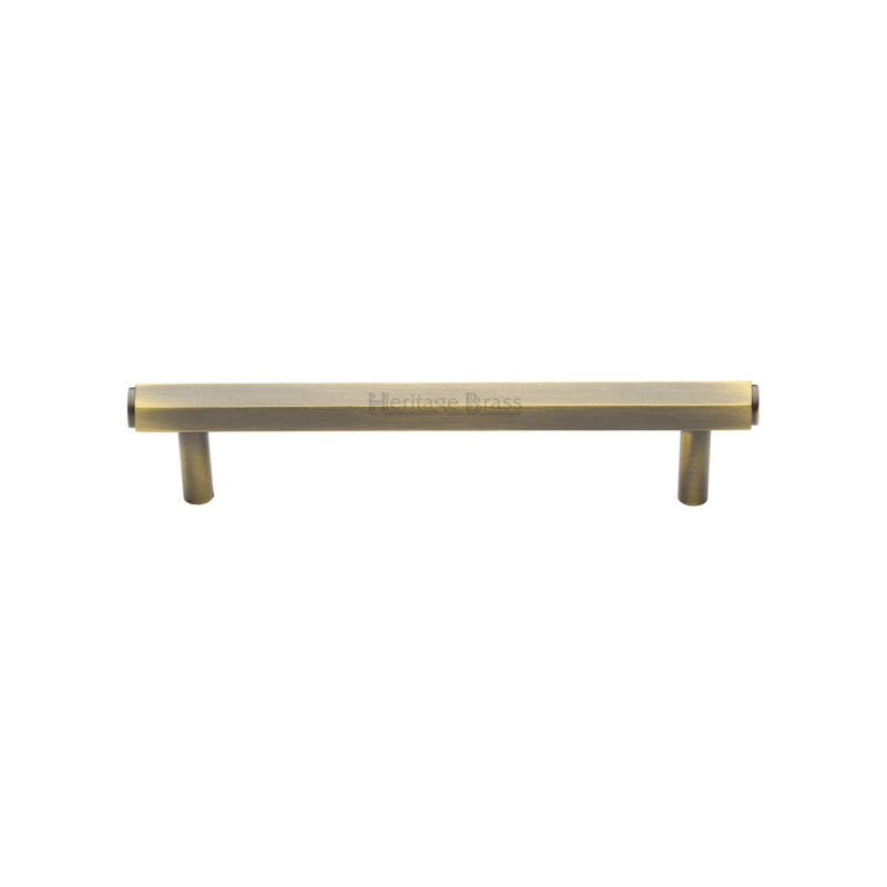 Heritage Brass Hexagon Profile Cabinet Pull Handle