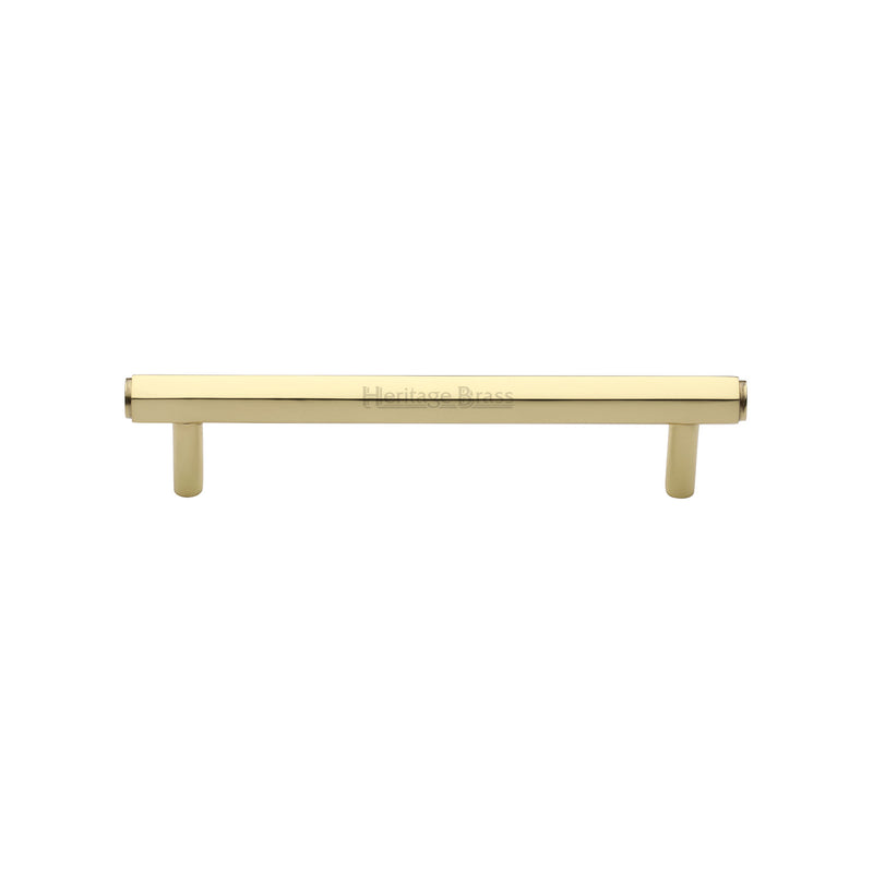 Heritage Brass Hexagon Profile Cabinet Pull Handle