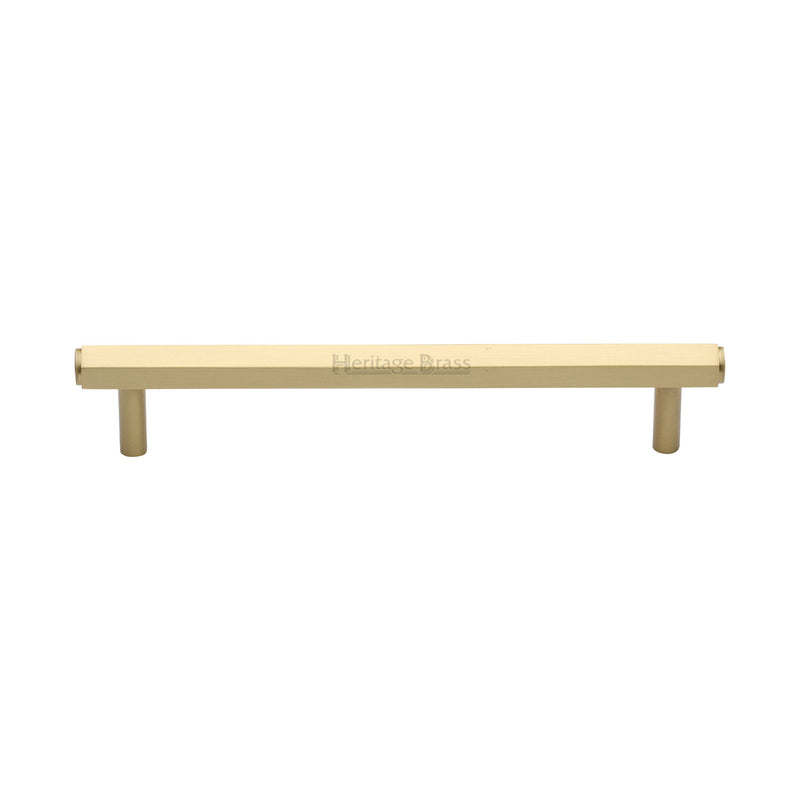 Heritage Brass Hexagon Profile Cabinet Pull Handle
