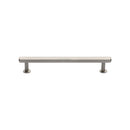 Heritage Brass Hexagon Cabinet Pull Handle with Rose