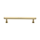 Heritage Brass Hexagon Cabinet Pull Handle with Rose
