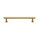 Heritage Brass Hexagon Cabinet Pull Handle with Rose