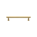 Heritage Brass Hexagon Cabinet Pull Handle with Rose