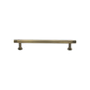Heritage Brass Contour Cabinet Pull Handle with Rose