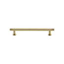 Heritage Brass Contour Cabinet Pull Handle with Rose