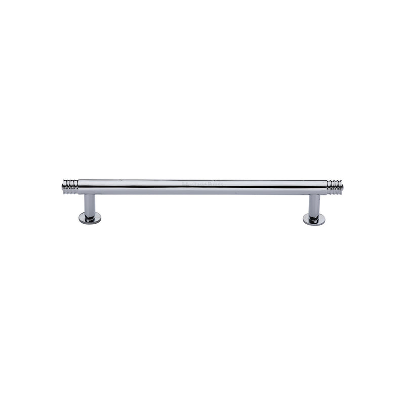 Heritage Brass Contour Cabinet Pull Handle with Rose