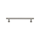Heritage Brass Contour Cabinet Pull Handle with Rose
