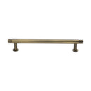 Heritage Brass Contour Cabinet Pull Handle with Rose