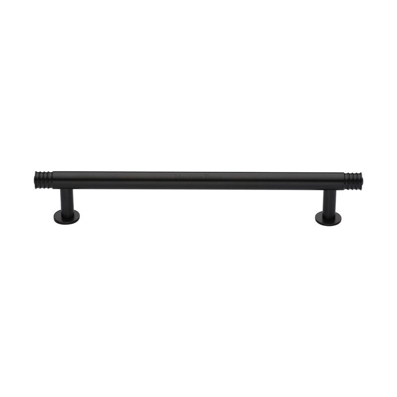 Heritage Brass Contour Cabinet Pull Handle with Rose