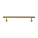 Heritage Brass Contour Cabinet Pull Handle with Rose