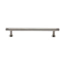 Heritage Brass Contour Cabinet Pull Handle with Rose