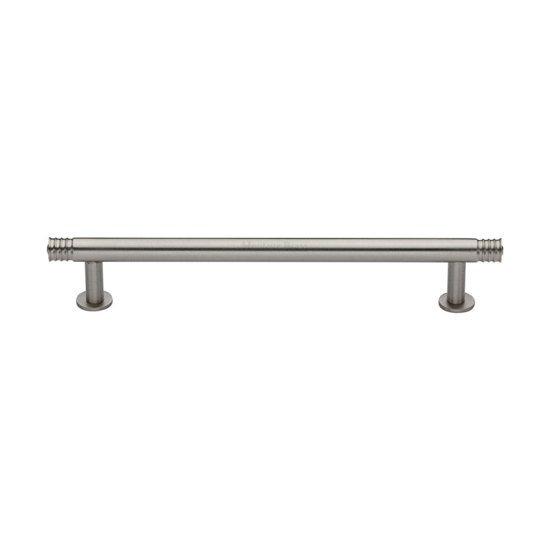 Heritage Brass Contour Cabinet Pull Handle with Rose