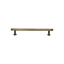 Heritage Brass Contour Cabinet Pull Handle with Rose