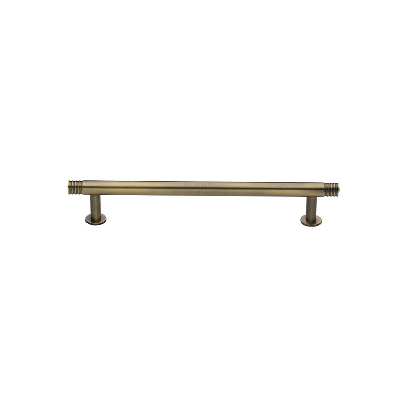 Heritage Brass Contour Cabinet Pull Handle with Rose