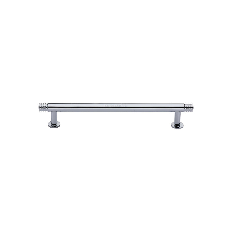 Heritage Brass Contour Cabinet Pull Handle with Rose