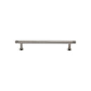 Heritage Brass Contour Cabinet Pull Handle with Rose