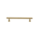 Heritage Brass Contour Cabinet Pull Handle with Rose
