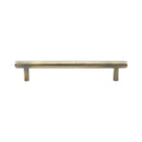 Heritage Brass Knurled Cabinet Pull Handle