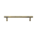 Heritage Brass Knurled Cabinet Pull Handle