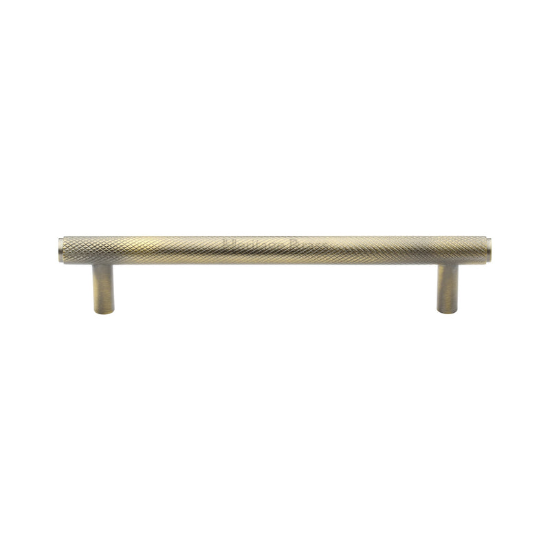 Heritage Brass Knurled Cabinet Pull Handle