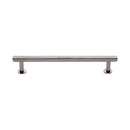 Heritage Brass Knurled Cabinet Pull Handle with Rose
